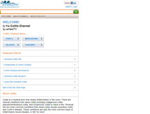 Tablet Screenshot of colitis.emedtv.com
