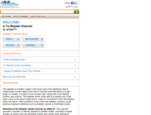 Tablet Screenshot of bladder.emedtv.com
