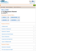 Tablet Screenshot of depression.emedtv.com