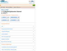 Tablet Screenshot of erectile-dysfunction.emedtv.com