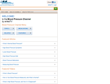Tablet Screenshot of blood-pressure.emedtv.com