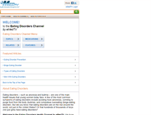Tablet Screenshot of eating-disorders.emedtv.com
