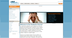 Desktop Screenshot of headache.emedtv.com