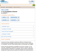 Tablet Screenshot of constipation.emedtv.com