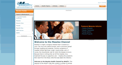 Desktop Screenshot of measles.emedtv.com