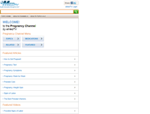 Tablet Screenshot of pregnancy.emedtv.com