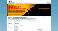 Desktop Screenshot of hypertension.emedtv.com