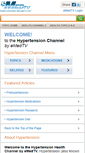 Mobile Screenshot of hypertension.emedtv.com