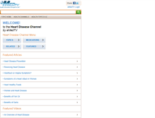 Tablet Screenshot of heart-disease.emedtv.com
