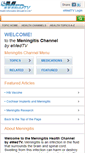 Mobile Screenshot of meningitis.emedtv.com