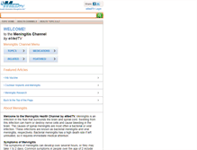 Tablet Screenshot of meningitis.emedtv.com