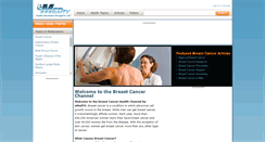 Desktop Screenshot of breast-cancer.emedtv.com