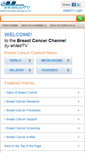 Mobile Screenshot of breast-cancer.emedtv.com