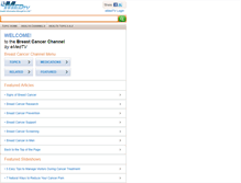 Tablet Screenshot of breast-cancer.emedtv.com
