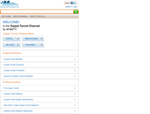 Tablet Screenshot of carpal-tunnel.emedtv.com