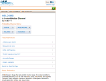 Tablet Screenshot of antibiotics.emedtv.com