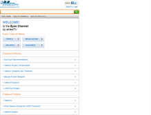 Tablet Screenshot of eyes.emedtv.com