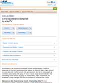 Tablet Screenshot of incontinence.emedtv.com