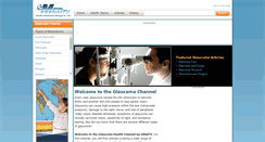 Desktop Screenshot of glaucoma.emedtv.com