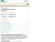Tablet Screenshot of cystic-fibrosis.emedtv.com