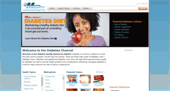 Desktop Screenshot of diabetes.emedtv.com