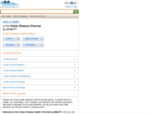 Tablet Screenshot of celiac-disease.emedtv.com