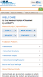 Mobile Screenshot of hemorrhoids.emedtv.com