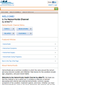 Tablet Screenshot of hemorrhoids.emedtv.com