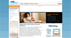 Desktop Screenshot of ovarian-cancer.emedtv.com