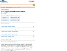 Tablet Screenshot of chronic-fatigue-syndrome.emedtv.com