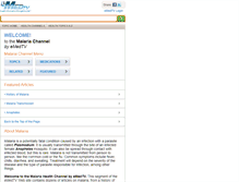 Tablet Screenshot of malaria.emedtv.com