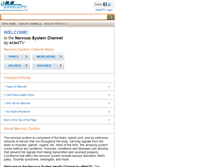 Tablet Screenshot of nervous-system.emedtv.com