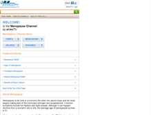Tablet Screenshot of menopause.emedtv.com