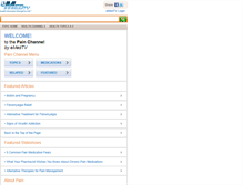 Tablet Screenshot of pain.emedtv.com