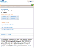 Tablet Screenshot of gonorrhea.emedtv.com