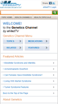 Mobile Screenshot of genetics.emedtv.com