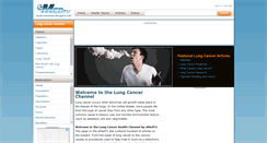 Desktop Screenshot of lung-cancer.emedtv.com