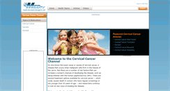 Desktop Screenshot of cervical-cancer.emedtv.com
