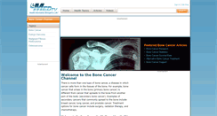 Desktop Screenshot of bone-cancer.emedtv.com