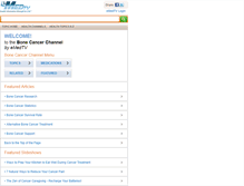Tablet Screenshot of bone-cancer.emedtv.com