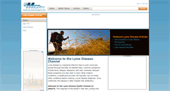 Desktop Screenshot of lyme-disease.emedtv.com